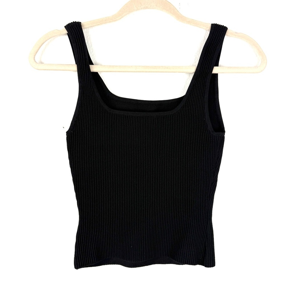 Aritzia Babaton black Ribbed sculpt Women's Tank Top size S